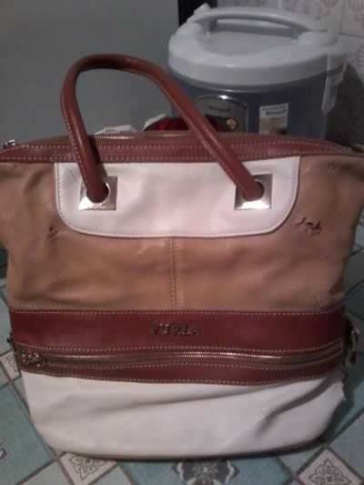 Лот: 16643626. Фото: 1. Сумка Furla (ручки из натуральной... Сумки