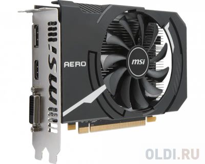 Лот: 25321785. Фото: 1. 4Gb Msi RX 550 AERO ITX OC GDDR5. Видеокарты