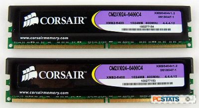 Лот: 5522000. Фото: 1. Corsair 1Gb DDR2 XMS2 6400 CL4. Оперативная память