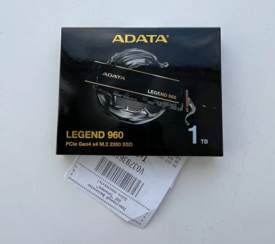 Лот: 21727432. Фото: 1. SSD накопитель adata legend 960... SSD-накопители