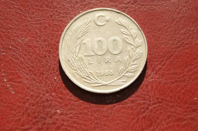 Лот: 25820578. Фото: 1. Турция 100 лир 1988. Европа