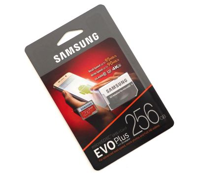 Лот: 16137630. Фото: 1. Samsung EVO plus microSDXC 256GB... Карты памяти