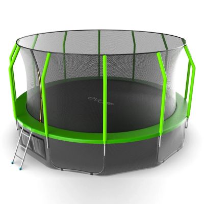 Лот: 15779252. Фото: 1. Батут EVO JUMP Cosmo 16ft (Green... Детские спортивные комплексы, батуты