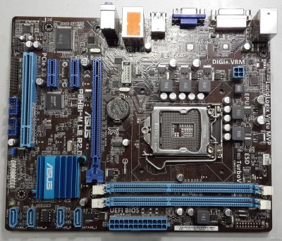 Лот: 15334231. Фото: 1. Материнская плата LGA-1155 Asus... Материнские платы