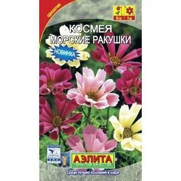 Лот: 11025143. Фото: 1. Космея Морские ракушки, смесь... Садовые цветы