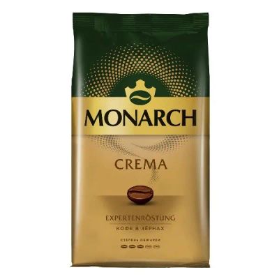 Лот: 24512960. Фото: 1. Кофе в зернах MONARCH Crema, 1... Чай, кофе, какао