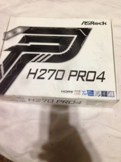 Лот: 14647173. Фото: 1. Материнская плата AsRock H270... Материнские платы