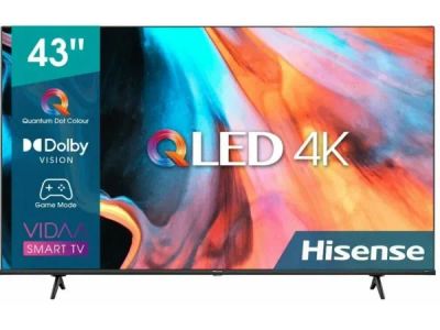 Лот: 21362822. Фото: 1. QLED телевизор Hisense 43E7KQ... Телевизоры