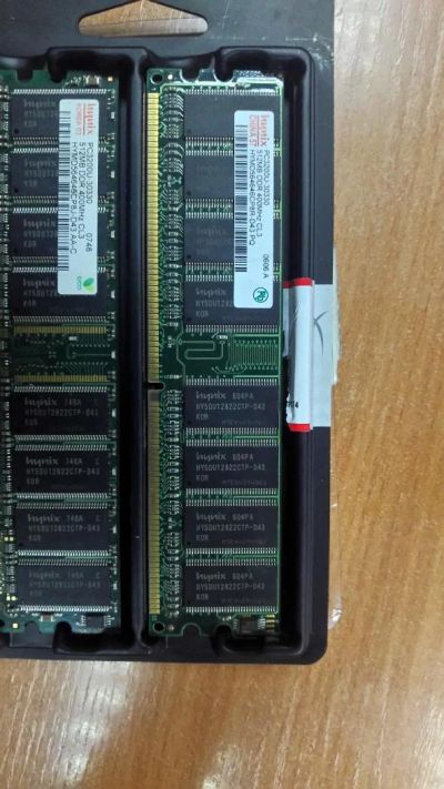 Лот: 6637901. Фото: 1. Оперативная память 512Mb [PC-3200U-30330... Оперативная память