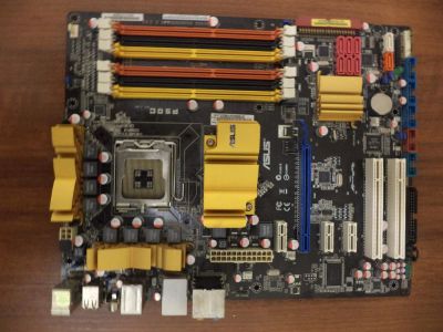 Лот: 3295769. Фото: 1. мать ASUS p5qc. Материнские платы