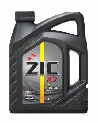 Лот: 14492839. Фото: 1. ZIC X7 LS 5W-30 синт 4L (Масло... Масла, жидкости