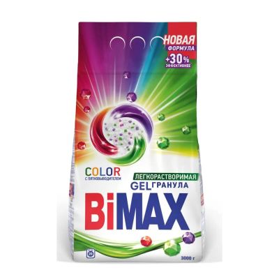 Лот: 24099612. Фото: 1. Стиральный порошок BiMAX, 3 кг... Бытовая химия