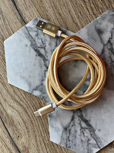 Лот: 17547175. Фото: 1. кабель usb на tupe-c 2 метра. Дата-кабели, переходники