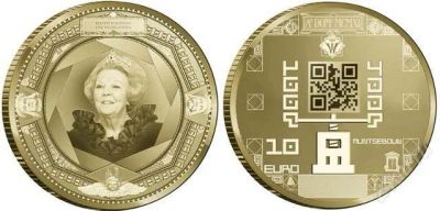 Лот: 2378614. Фото: 1. Чеканка монет с портретом, позолота... Сувенирные мелочи