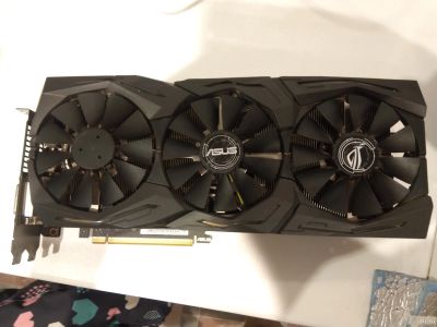 Лот: 16907371. Фото: 1. Видеокарта GeForce 1080 ti asus... Видеокарты