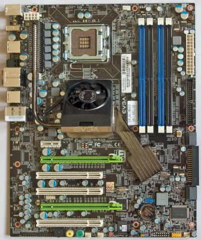Лот: 4120686. Фото: 1. EVGA nForce 750i SLI FTW + доставка... Материнские платы