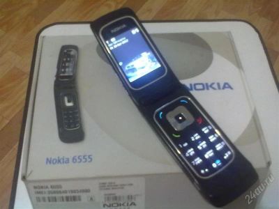 Лот: 1999456. Фото: 1. nokia 6555 комплект. Кнопочные мобильные телефоны