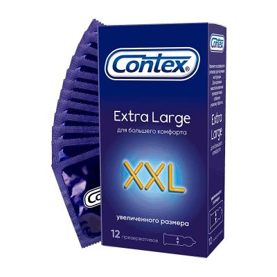 Лот: 23720593. Фото: 1. Contex Extra Large Презервативы... Лекарства
