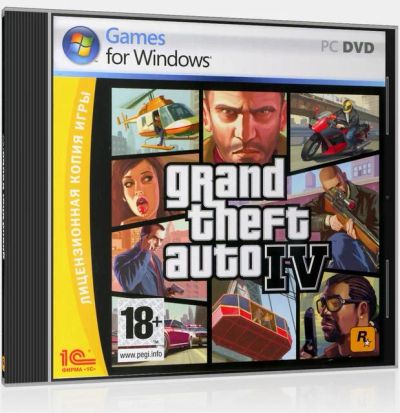 Лот: 2985870. Фото: 1. GTA 4 - Grand Theft Auto IV (1С... Игры для ПК