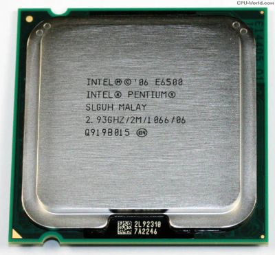 Лот: 4313277. Фото: 1. Dual-Core CPU E6500 2.93GHz. Процессоры