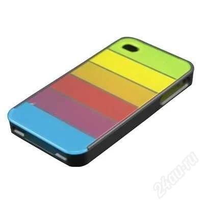 Лот: 2519773. Фото: 1. Чехол радуга для iPhone 4/4s. Чехлы, бамперы