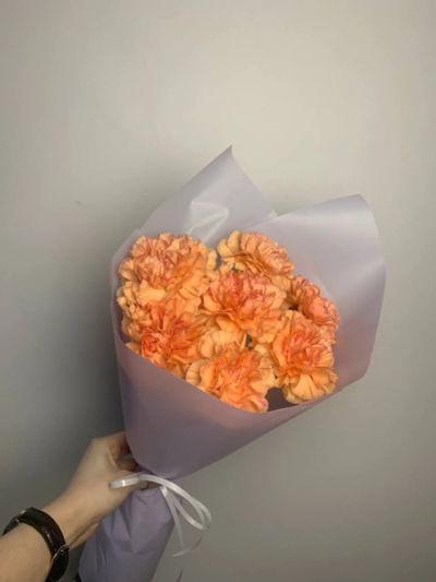 Лот: 25364024. Фото: 1. 2. Букет-комплимент из диантусов. Свежие цветы