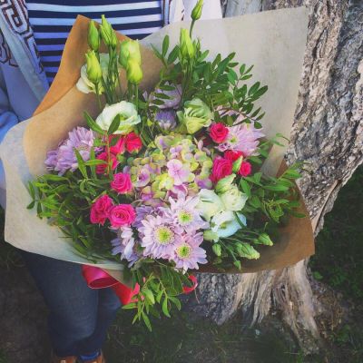 Лот: 7268707. Фото: 1. Сборный букет. Цветы на Щорса... Свежие цветы