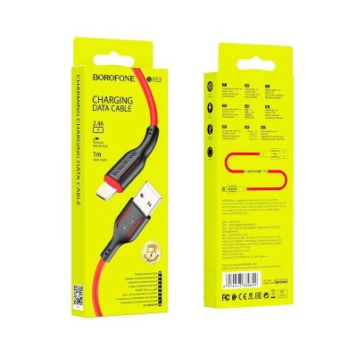 Лот: 22146530. Фото: 1. Кабель BOROFONE Lighting BX-63... Дата-кабели, переходники