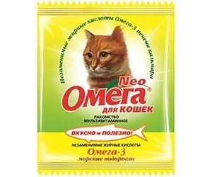 Лот: 16953928. Фото: 1. ОМЕГА NEO 15таб для кошек САШЕ... Корма