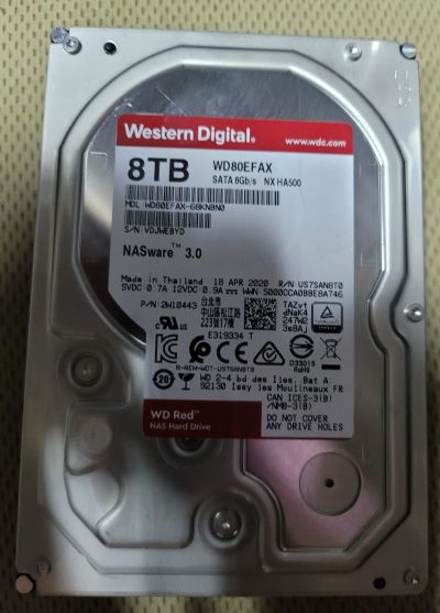 Лот: 19115096. Фото: 1. Винчестер 8Tb. Жёсткие диски (HDD)