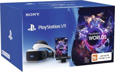 Лот: 10759655. Фото: 1. Комплект PlayStation VR: Шлем... Игровые приставки, консоли