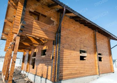 Лот: 11254484. Фото: 1. Дом из бруса в Красноярске 9х9... Срубы, бани, дома
