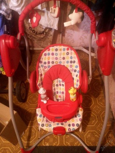 Лот: 5913566. Фото: 1. Электрокачели Graco Swing`n`bounce... Ходунки, прыгунки, качели