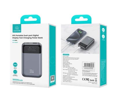 Лот: 25794332. Фото: 1. Power bank USAMS US-CD221 33W... Внешние, портативные аккумуляторы для смартфонов (Power bank)
