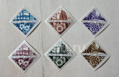 Лот: 23522321. Фото: 1. Марки: Руанда. 1967. Гидроэлектростанции... Марки