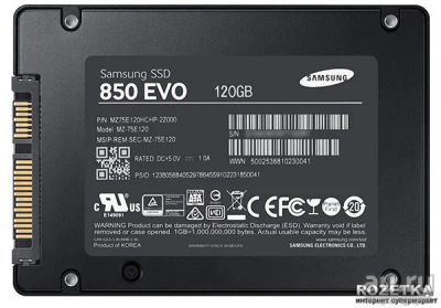 Лот: 8664154. Фото: 1. SSD Samsung 850 EVO 120 gb. Внешние жесткие диски
