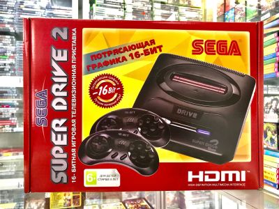 Лот: 15425727. Фото: 1. Sega Сега + HDMI + 67 игр картридж... Игровые приставки, консоли