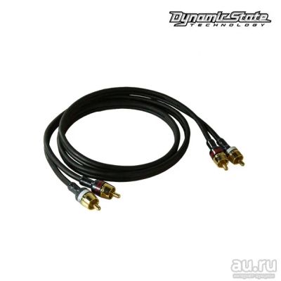 Лот: 17983591. Фото: 1. Dynamic State RCE-B10 2 RCA кабель... Аксессуары для автозвука
