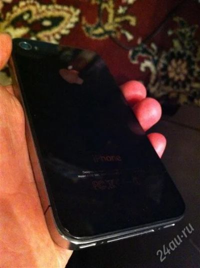 Лот: 1606248. Фото: 1. iPhone 4g 32gb black полный комплект... Смартфоны