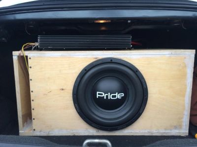 Лот: 9886424. Фото: 1. Сабвуфер Pride lc 12 в коробе. Сабвуферы