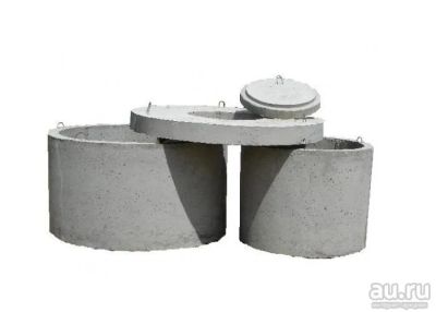 Лот: 11711071. Фото: 1. Кольцо бетонное для септиков КС... Водоотведение, водостоки и канализация