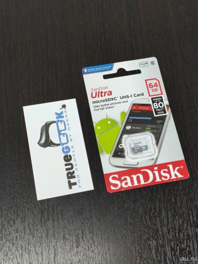 Лот: 16240519. Фото: 1. Карта памяти SanDisk MicroSD... Карты памяти