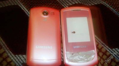 Лот: 2831624. Фото: 1. Корпус Samsung E2550, розовый. Корпуса, клавиатуры, кнопки