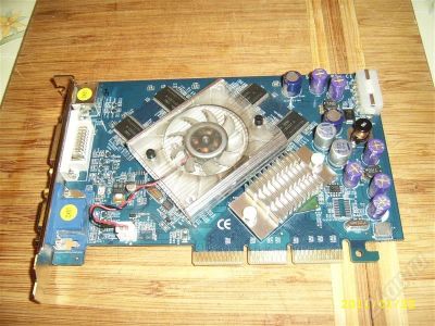 Лот: 735928. Фото: 1. GF6600 DDR 128 mb AGP 8x. Видеокарты