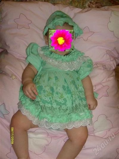 Лот: 2446410. Фото: 1. Платьешко с трусиками и шляпкой. Платья, сарафаны