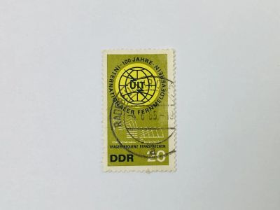 Лот: 23594154. Фото: 1. 100 лет Международного союза электросвязи... Марки