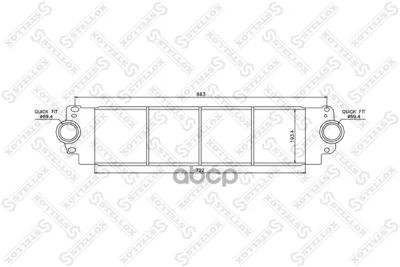 Лот: 21891143. Фото: 1. 10-40078-Sx_интеркулер! Vw T5... Другое (автозапчасти)