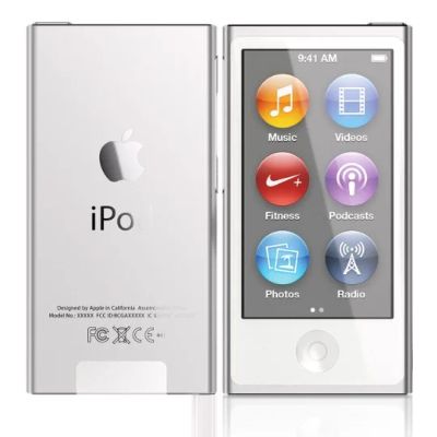 Лот: 3739823. Фото: 1. iPod Nano 7 16GB Silver. Плееры