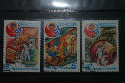 Лот: 3860962. Фото: 1. 1980 Полет в космос седьмого международного... Марки