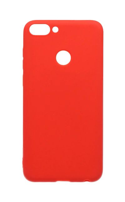 Лот: 12517129. Фото: 1. Чехол Huawei P Smart Силикон Красный... Чехлы, бамперы